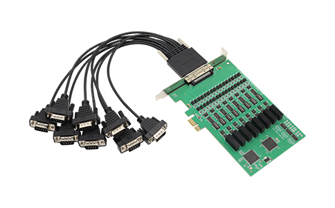 工業(yè)PCI-E轉(zhuǎn)多口串口通信卡_UT-7318 PCI-E轉(zhuǎn)8口RS232/485/422串口卡