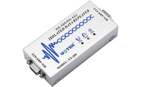 工業級串口通訊中繼器_UT-209 光電隔離RS-485/RS422中繼器