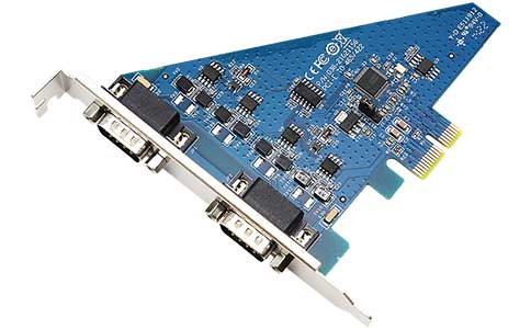 工業級PCI-E高速多串口轉接擴展卡_UT-7922A PCI-E轉2口RS-485/422多串口卡