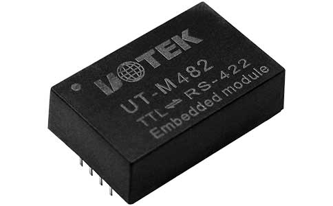 工業串口通信自動收發模塊_UT-M482 TTL轉RS-485/422（5V）模塊