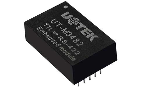 工業串口通信自動收發模塊_UT-M3482 TTL轉RS-485/422（3.3V）模塊